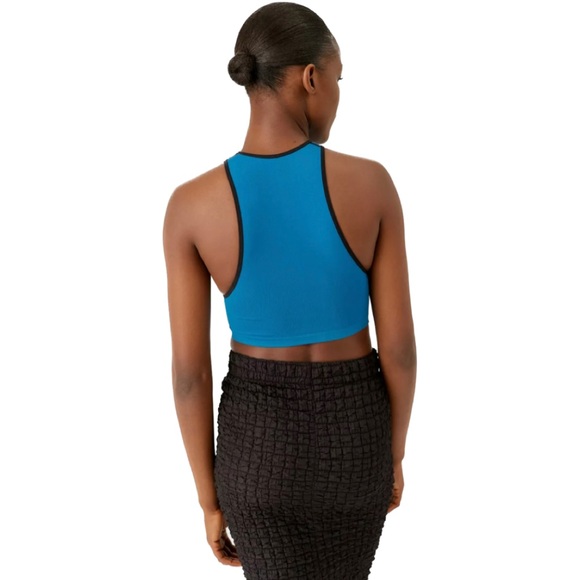 Urban Outfitters Bra Top | Out From Under Violetta Blue Cutout | XL Extra Large - Picture 4 of 5